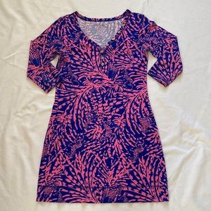 Lily Pulitzer Tropical Print Dress with Zebras